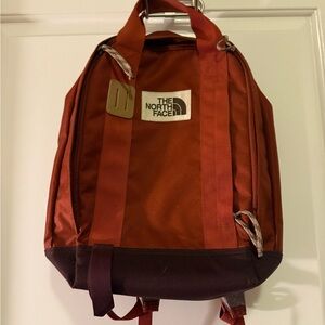 The North Face Rust and Brown Backpack